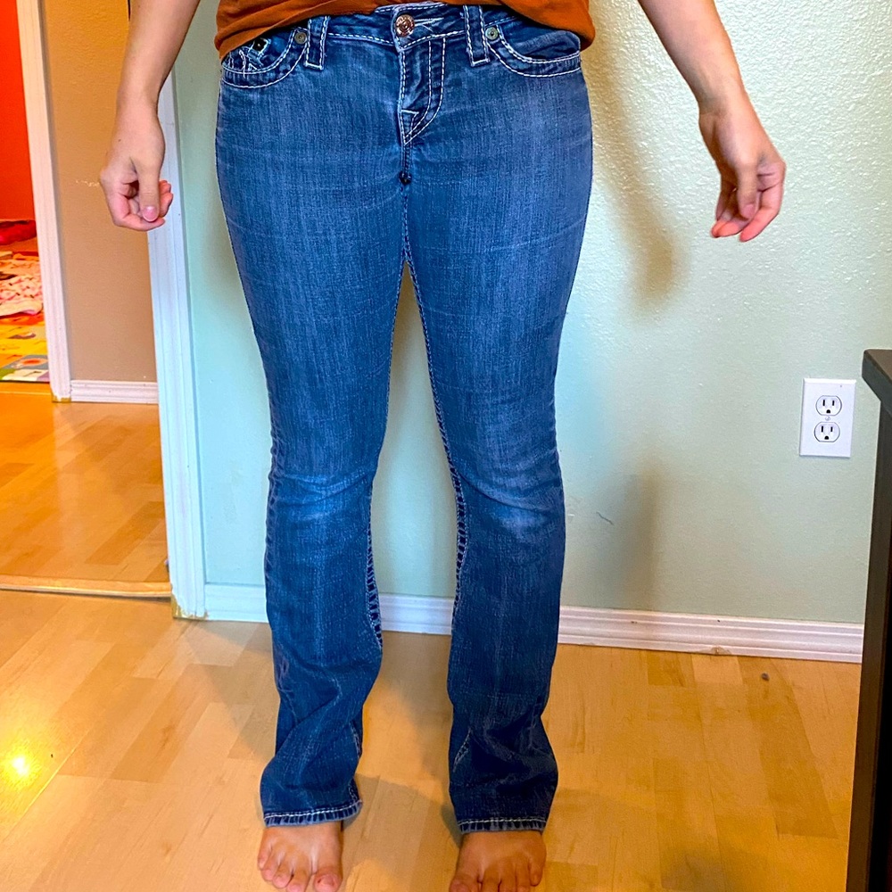 True Religions Womens Bootcut Jeans